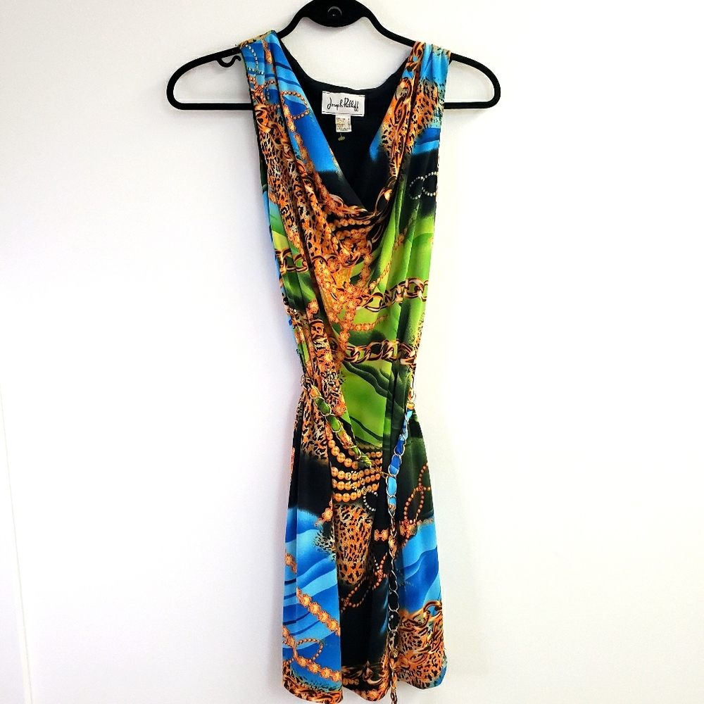 Joseph Ribkoff vintage cheetah dress